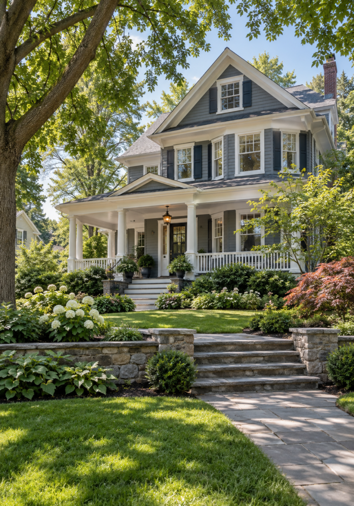 Renovated single-family home representing independent mold testing and moisture investigation services in Winchester, MA.