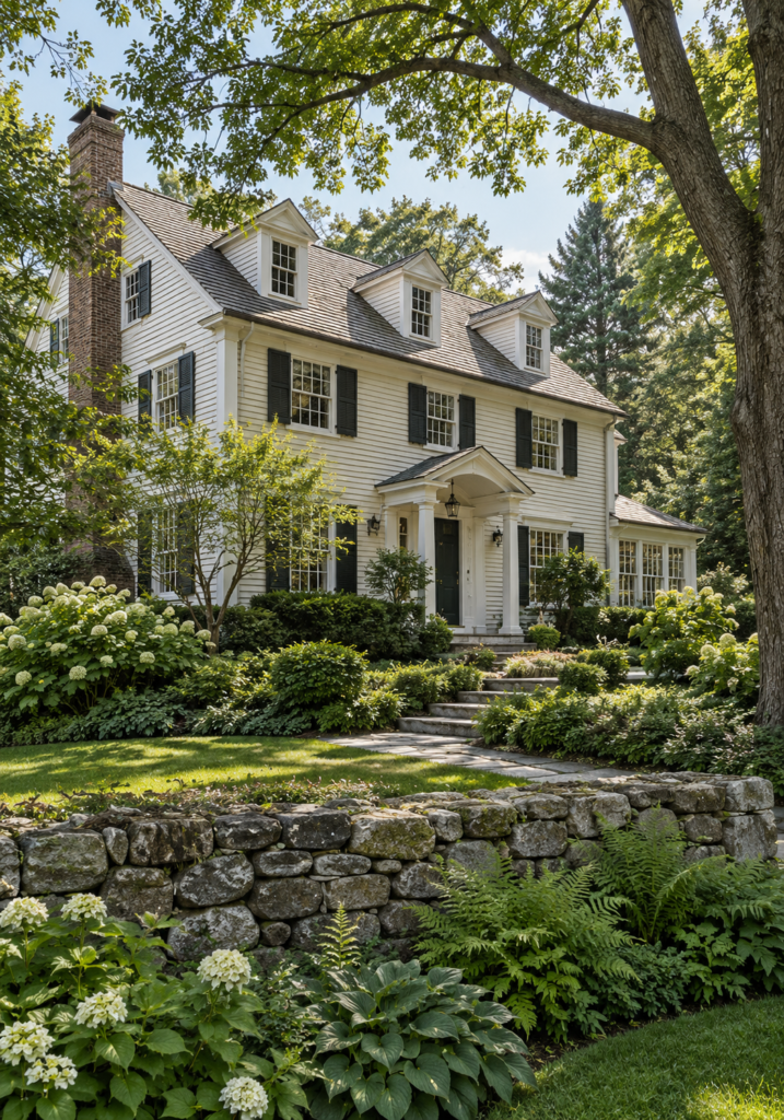 Older New England farmhouse-style residence representing professional mold inspection and moisture detection services in Concord, MA.