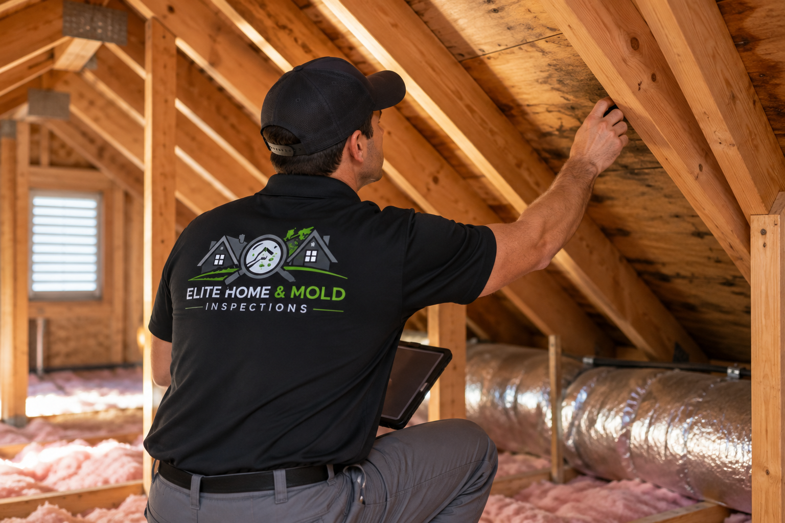 Buyer home inspection with attention to mold, moisture and indoor environmental concerns
