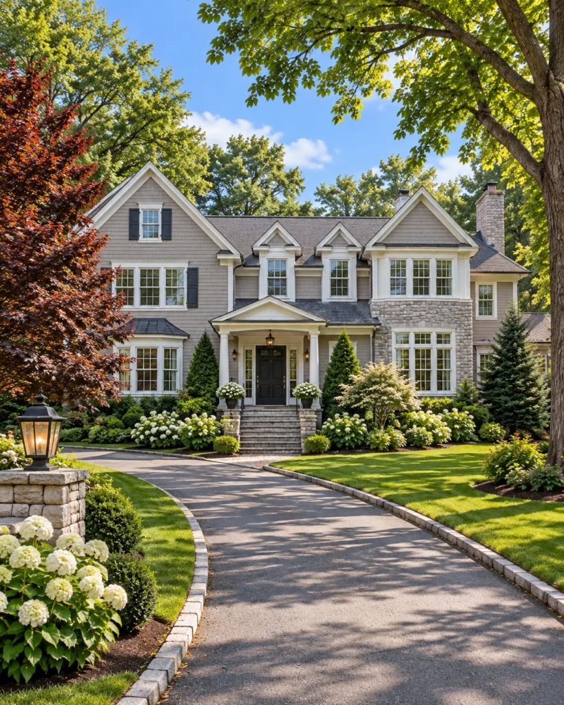 Exterior of a residential home in Wayland, MA, representing properties served by our professional mold inspection and mold testing services.
