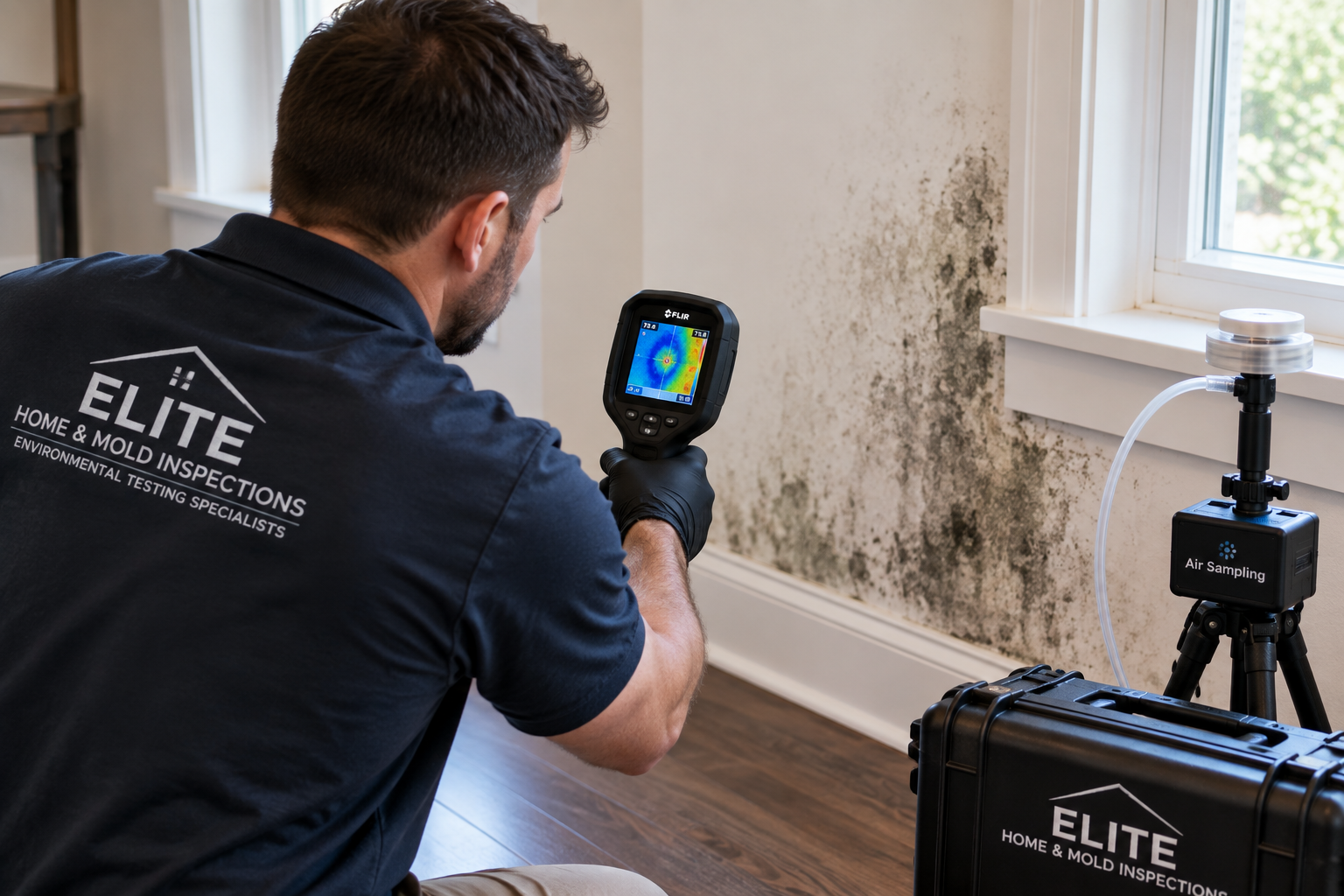 Buying a home with mold concerns and inspecting for moisture water damage and indoor environmental conditions