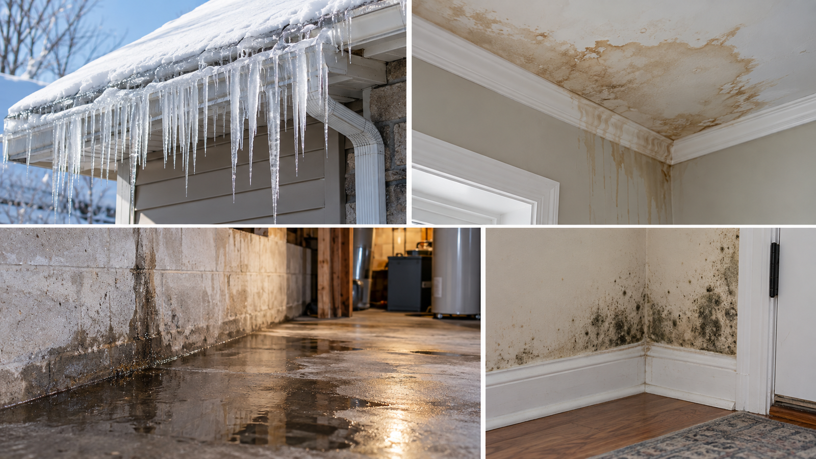 Residential mold and moisture concerns that may require a professional environmental inspection
