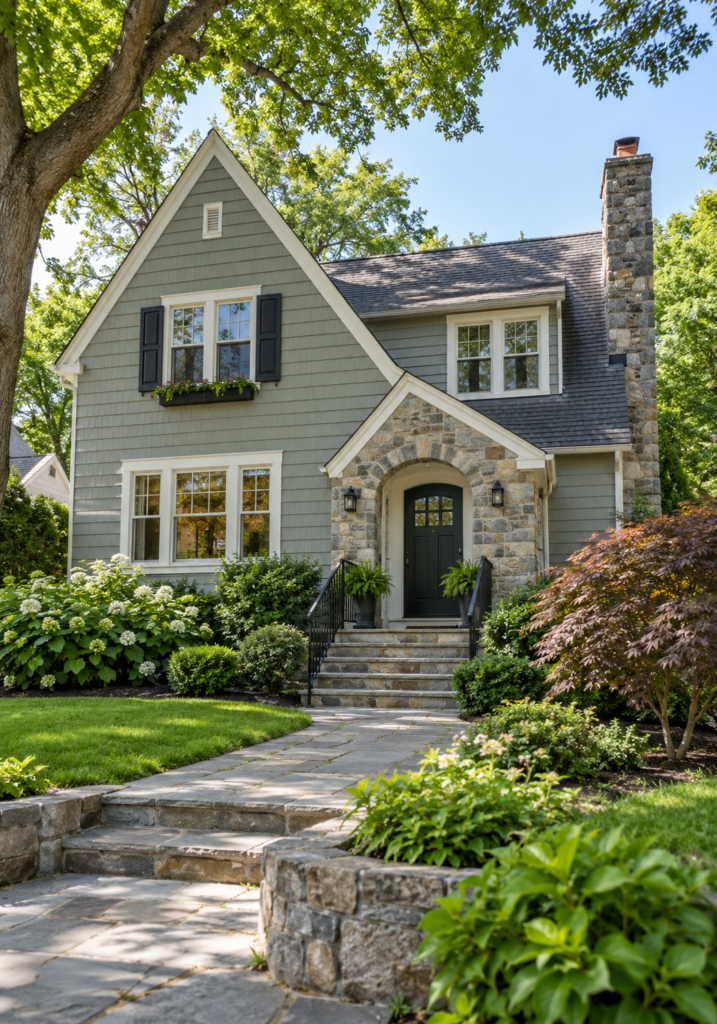 Colonial-style residential home representing independent mold testing and moisture investigation services in Melrose, MA.