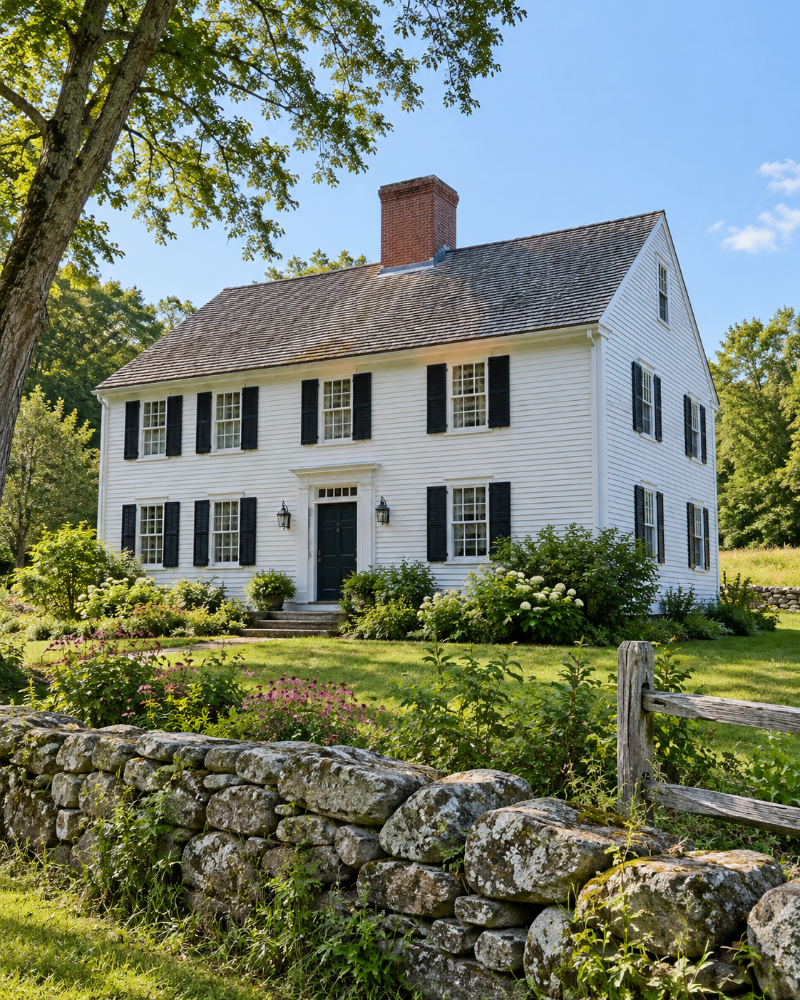 Traditional New England residential home representing independent mold inspection and mold testing services in Rockport, Massachusetts
