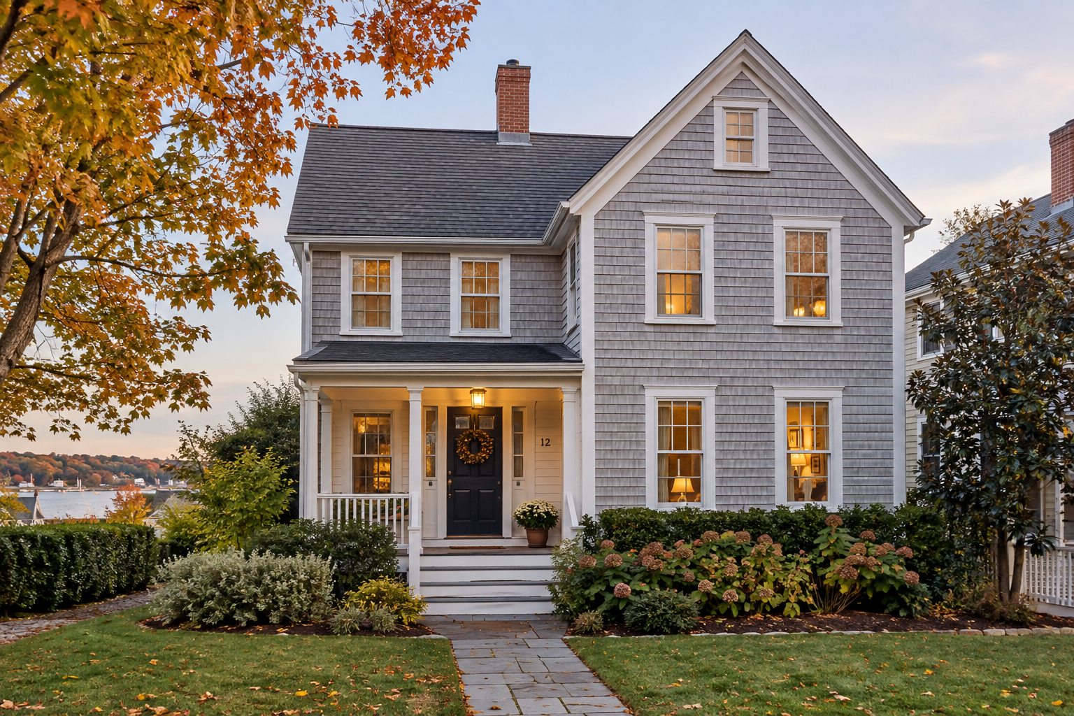 Traditional New England residential home representing properties served by mold inspection services in Marshfield, Massachusetts