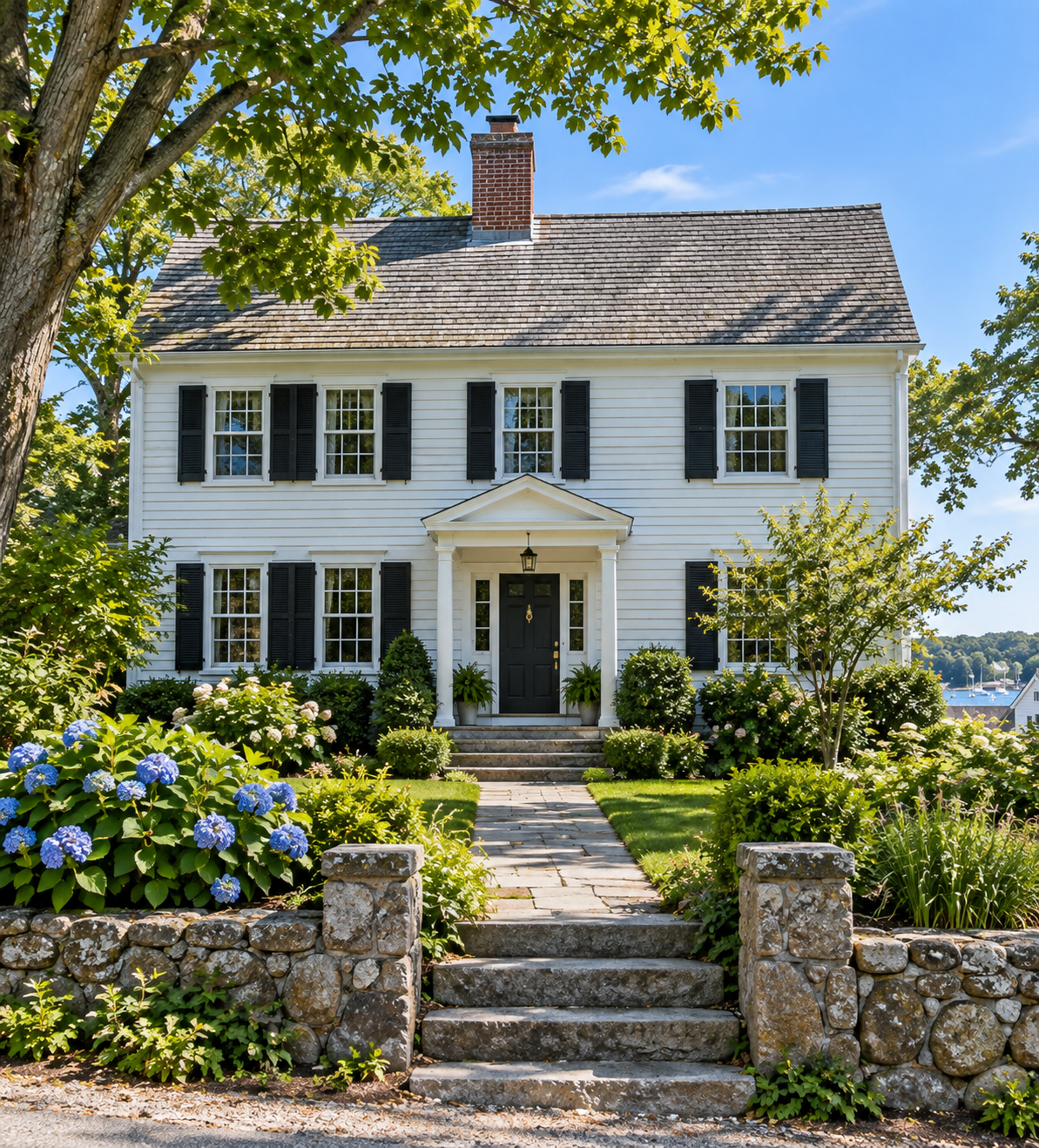 Traditional New England residential home representing independent mold inspection and mold testing services in Rockport, Massachusetts