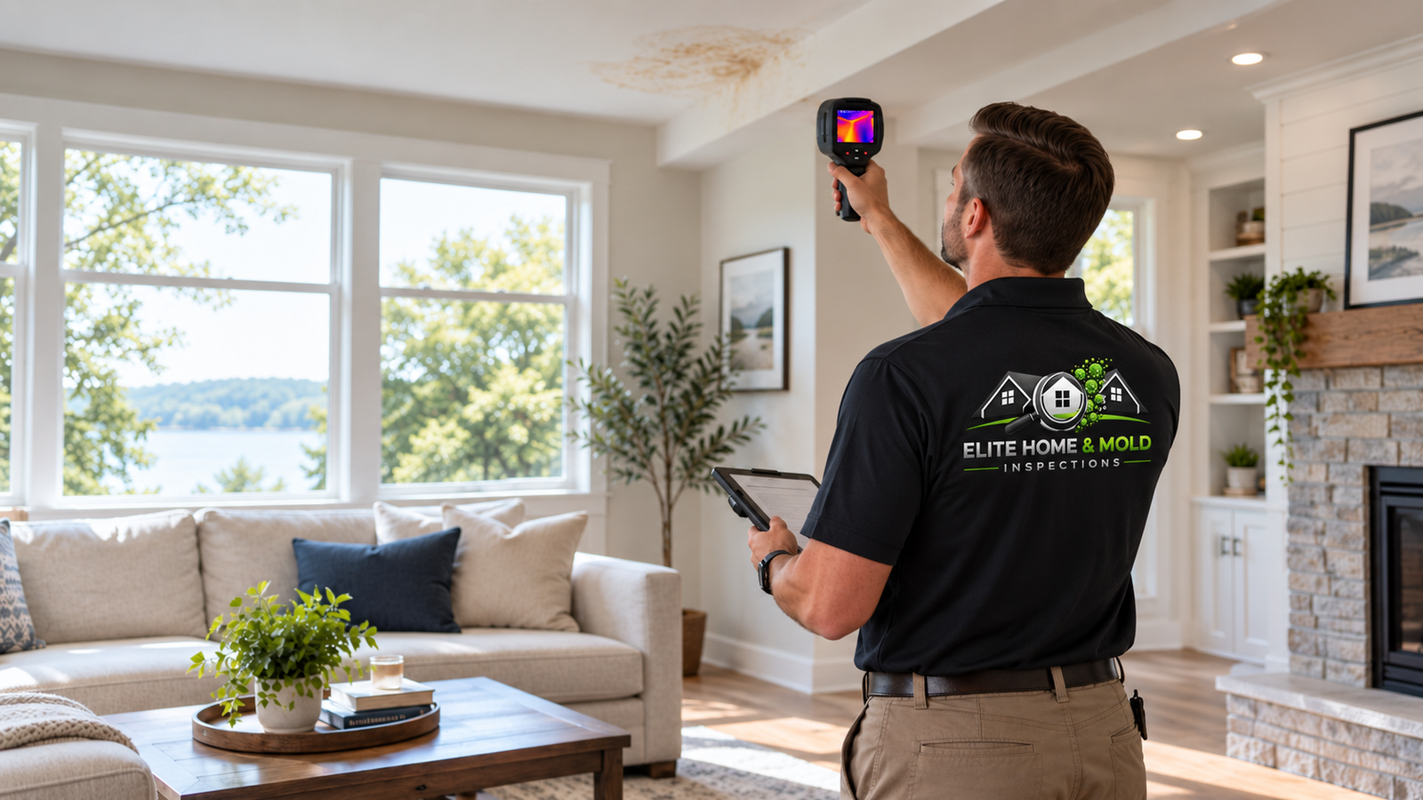 Home inspections Massachusetts inspector evaluating moisture and indoor environmental conditions